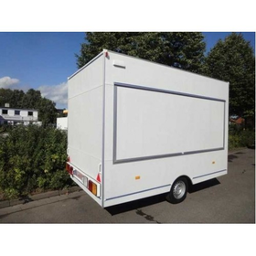 Remorca rulota comerciala Niewiadow 1300 kg dimensiune 360x203x2300 cm